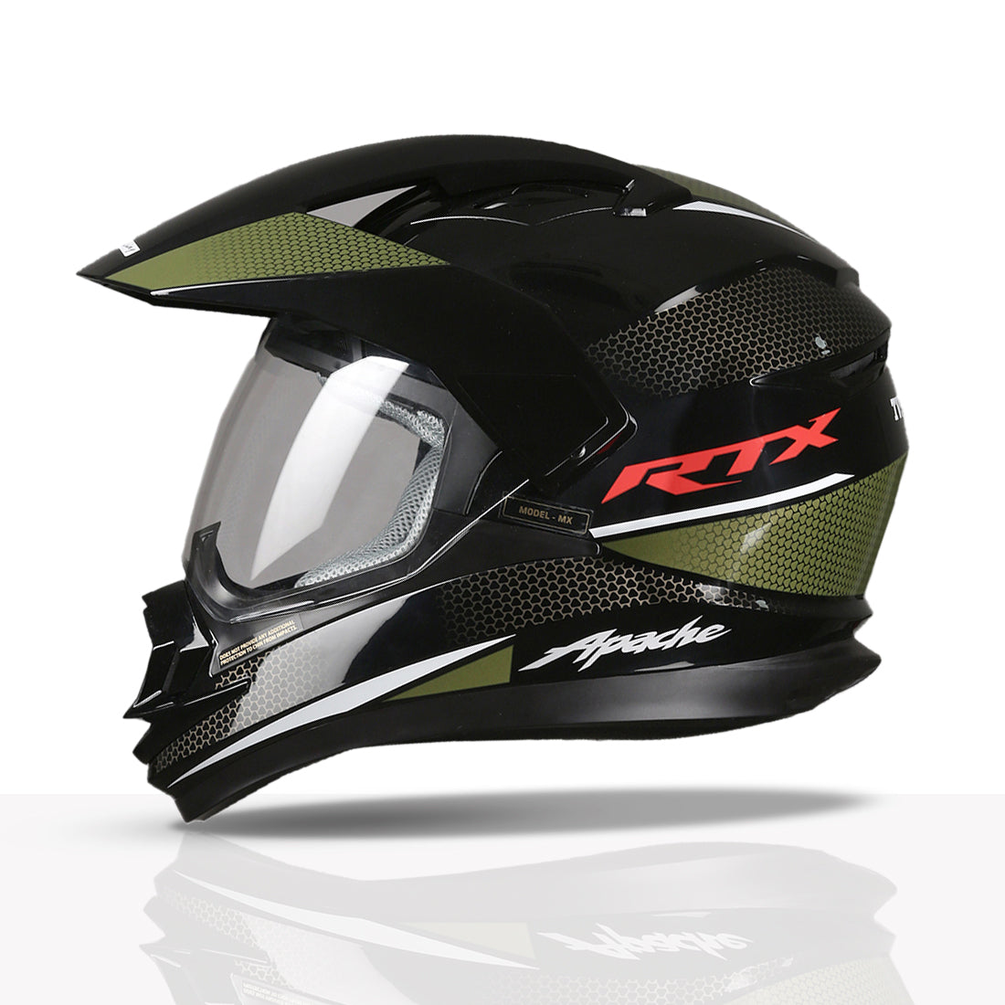 TVS Apache RTX Dual Sports Helmet